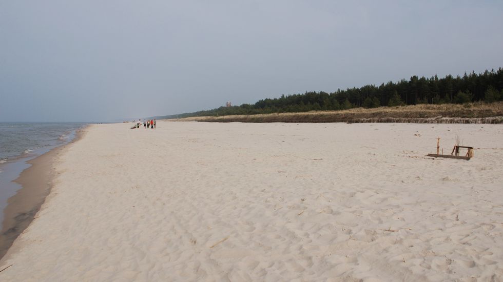 _6 Najszerszych Plaż Nad Morzem Bałtyckim (5) szeroka plaża dębki